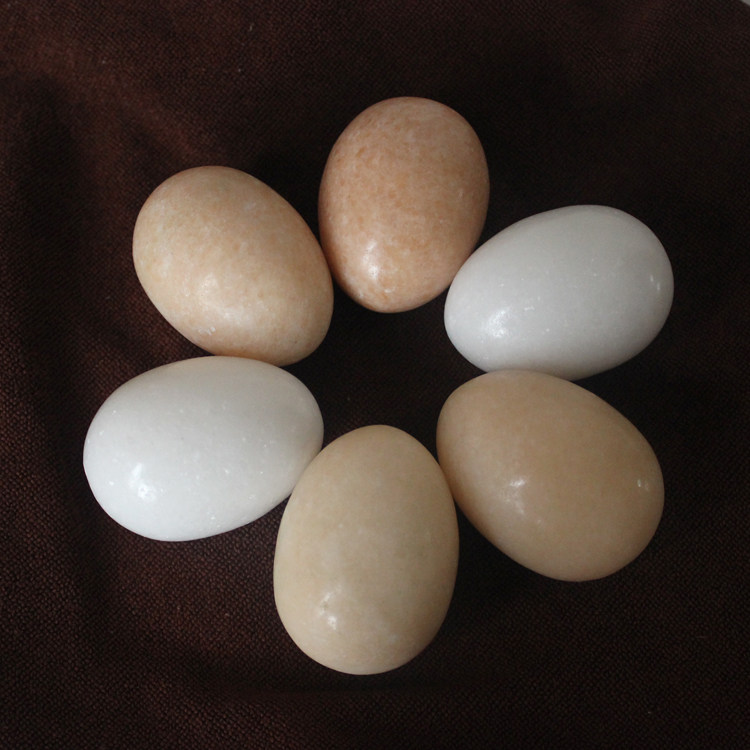 特价包邮农家鸡蛋石新鲜天然石头鸡蛋手玩石 家居装饰花岗石摆件
