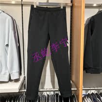 Li Ning 19 years winter mens training series sports trousers cotton flat mouth plus velvet warm pants AKLP707