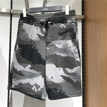 Li Ning 2019 summer new mens basketball series five-point sports running cotton camouflage shorts AKSP055