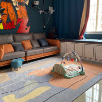 Modern minimalist living room carpet sofa tea table blanket home bedroom bedside Japanese cartoon autumn thickened floor cushion