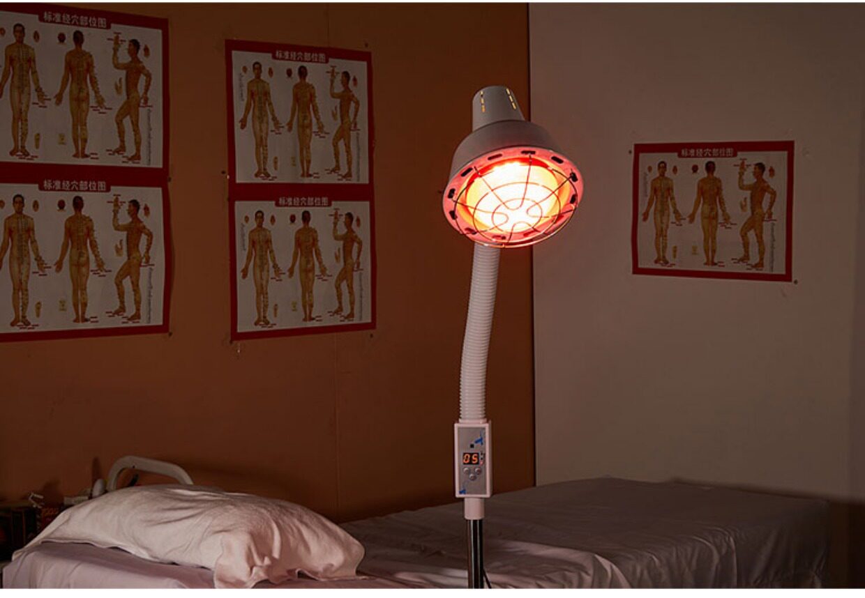 红外线理疗灯家用取暖烤电落地式腰椎烤灯美容院烤灯家用仪理疗灯