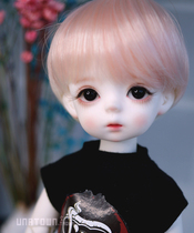 bjd wig 3468 points is too hairy for men and women to stay cute high temperature silk short hair light pink dz mk dk