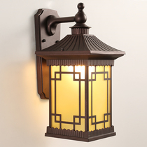 Outdoor wall lamp waterproof outdoor simple modern corridor aisle Villa Courtyard New Chinese exterior wall balcony Dew table lamp