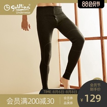 Jinlilai mens warm pants plus velvet thickened autumn pants leggings Winter cotton pants wool pants velvet pants line pants with cashmere