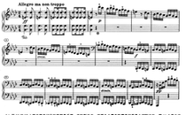 Beethoven Piano Sonata-Passion Third Music-HD Score-Piano Score can help find the score