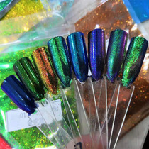 New product chameleon flash powder angle color changing powder star powder nail laser powder color light changing powder mirror phantom powder