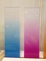 Gradient glass Office bathroom Gradient glass Color gradient glass Two-way gradient glass tempering