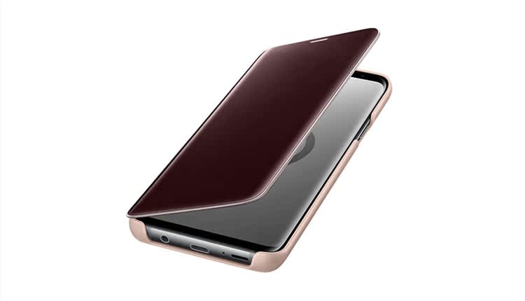 三星s9 手机壳s9 原装皮套s9plus镜面保护套s9原厂手机套翻盖智能_7折