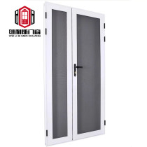 Sanya popular hot selling aluminum alloy Diamond net flat open anti-theft with lock child mother screen door in the same city seller into the house installation