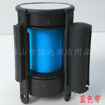 Stainless steel railing seat isolation belt cordon guardrail queuing column fence column rope head 3 meters with printable lettering