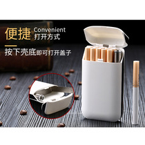 Ultra thin pearls Smooth Bright Face Adjustable Height Delivered Charging Lighter Cigarette Case Thick point Smoke Double with ten only clothes