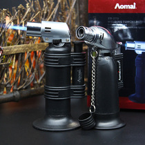 Pure metal high temperature 1300 ℃ small dissolved welding spray gun color fire straight injection gun lighter horn base oblique elbow