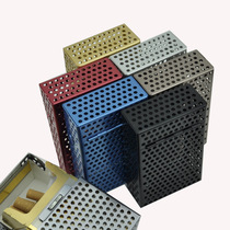 Laifu womens retro cigarette case 20 packs New trendy portable pure copper hollow five-color creative high-end aluminum alloy
