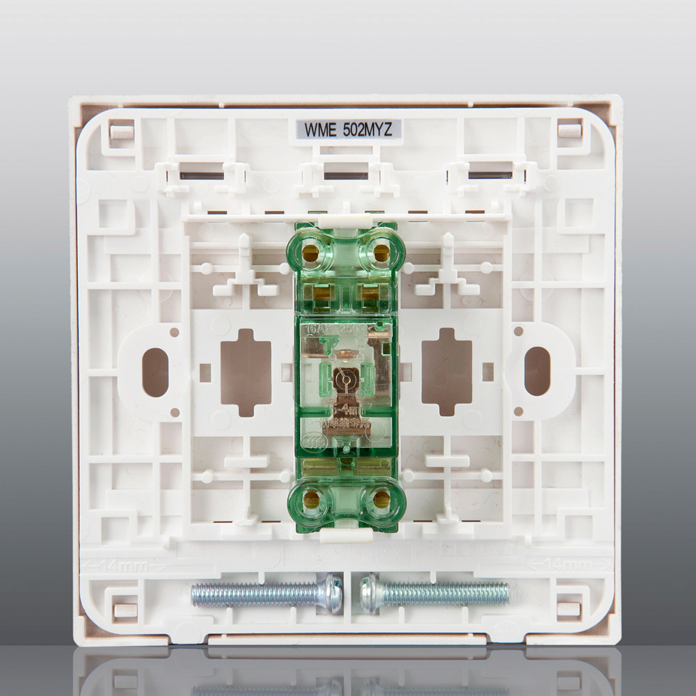 松下开关插座正品松下佳典饰珍珠白一位双控开关wme502mwz