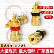 200A M8 all copper audio terminal 8mm welding machine inverter 12V lithium battery terminal banana socket