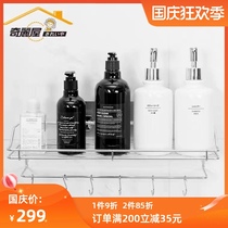 Qili House medium-sized multi-purpose kitchen bathroom storage rack household 304 stainless steel non-marking drilling