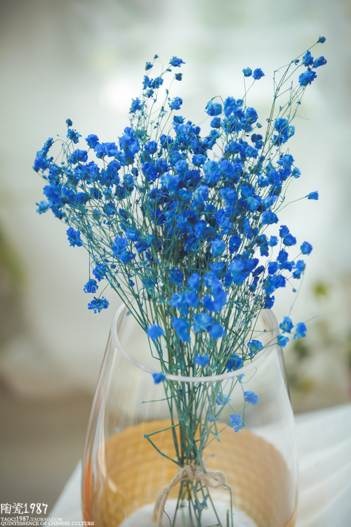 工厂店zakka装饰 干花彩色花束 拍照咖啡店铺满天星 家居背景道具