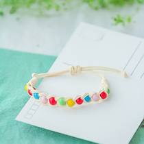 zakka Ceramic Bracelet hipster Sweet Fashion Literature Sisters Sisters Gift Weaving Bracelet