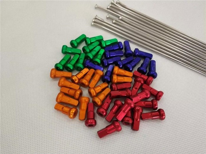 otom改装正林 华阳 海陵越野车后18不锈钢丝彩色辐条帽 辐条钢丝