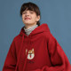 Chai Boddow PROD original new year red sweater female hooded thin velvet loose Korean version of the couple in spring and autumn coat Chai Boddow PROD original new year red sweater female hooded thin velvet loose Korean version of the couple in spring and autumn coat