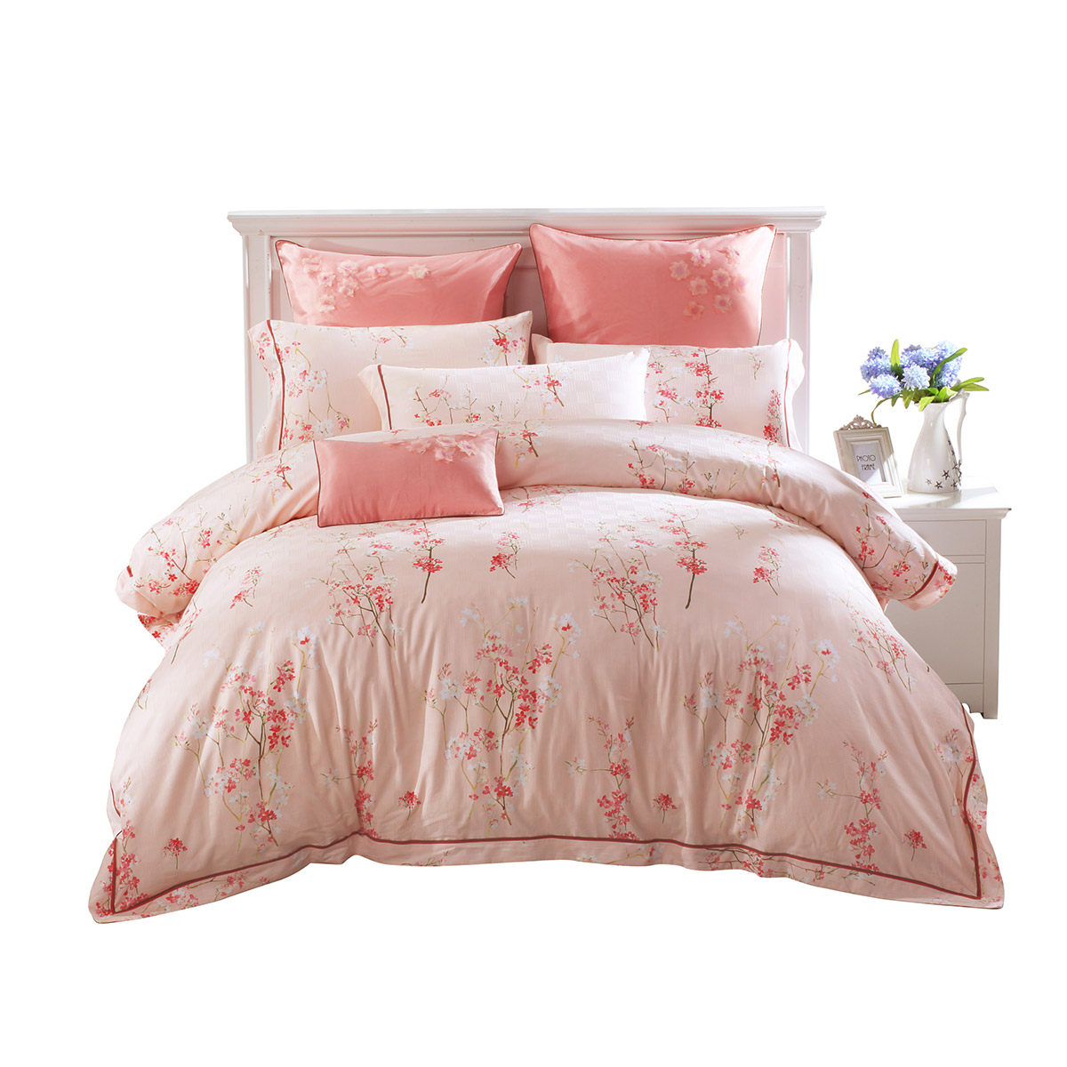 水星家纺 全棉四件套,给赖床多一个理由