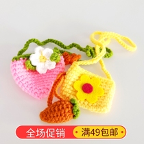 Pet rabbit clothes decorations small backpack small hat accessories decoration items with clothes supplies