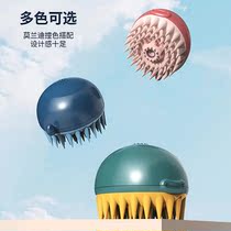 2022新款狗狗清洁用品河豚沐浴刷可充沐浴露式猫咪洗澡按摩刷