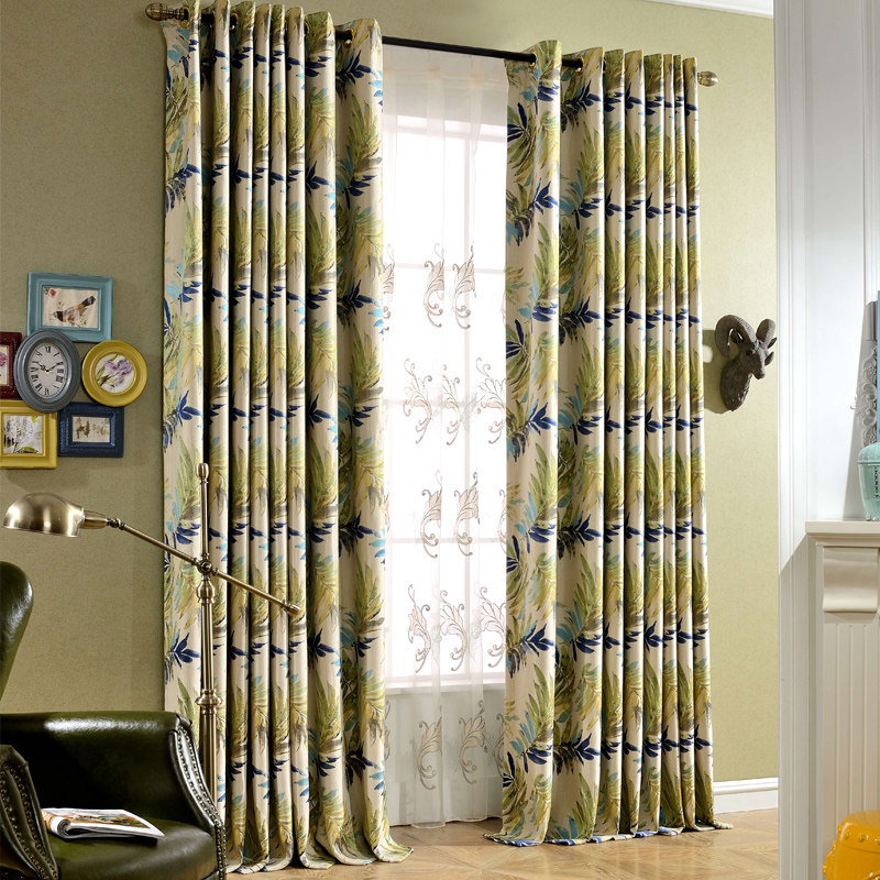 一米麻料窗帘布兰郁琉香