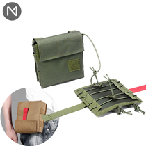 600D Nylon Outdoor Small Medical Emergency Containing Bag Molle Tactical Waist Hanging Bag EDC Hand Grab Debris Bag
