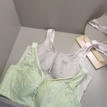 Ultra-thin big breasts are small and widened to receive auxiliary milk stereotypes soft steel ring birds nest fiber plastic maintenance cup anti-glare underwear