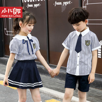 Childrens clothing summer new kindergarten Garden uniforms Primary School school uniforms for boys and girls British style class uniforms