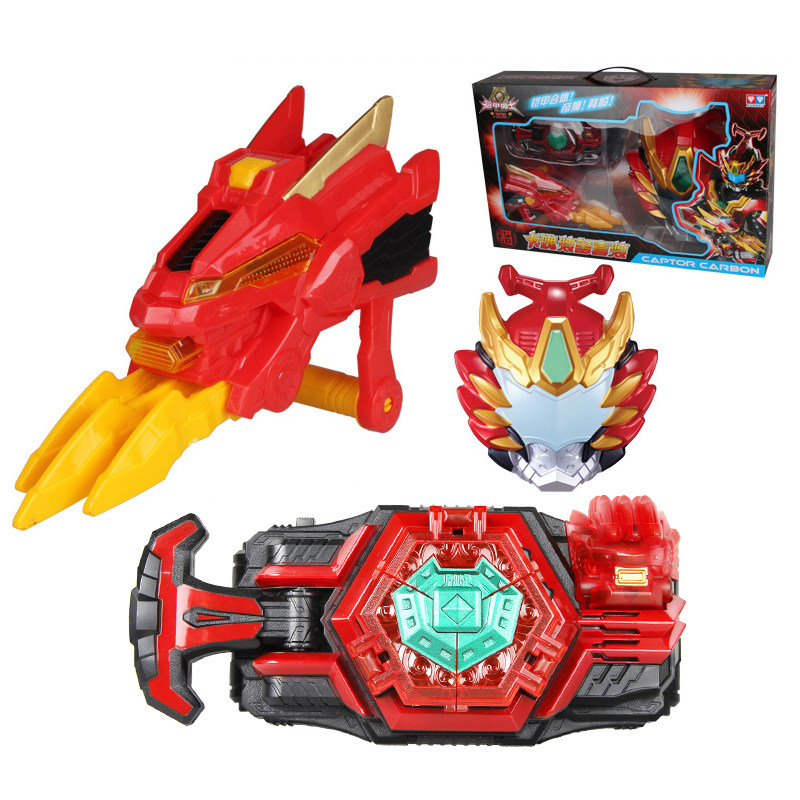 【星空动漫玩具专营店】奥迪双钻铠甲勇士4捕将召唤器腰带武器卡魄