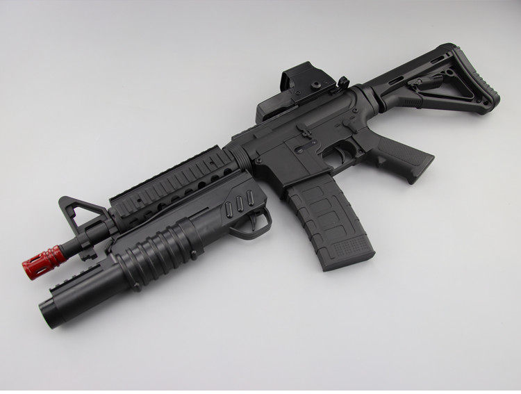 斯泰迪榴弹炮m4水弹枪水蛋抢下挂榴弹改装配件通用锦明下供弹