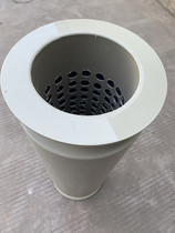 Manufacturer Direct sales plastic PP silencer plastic pp250 resistant anti-acid and anti-alkali polypropylene sound absorbing silencer