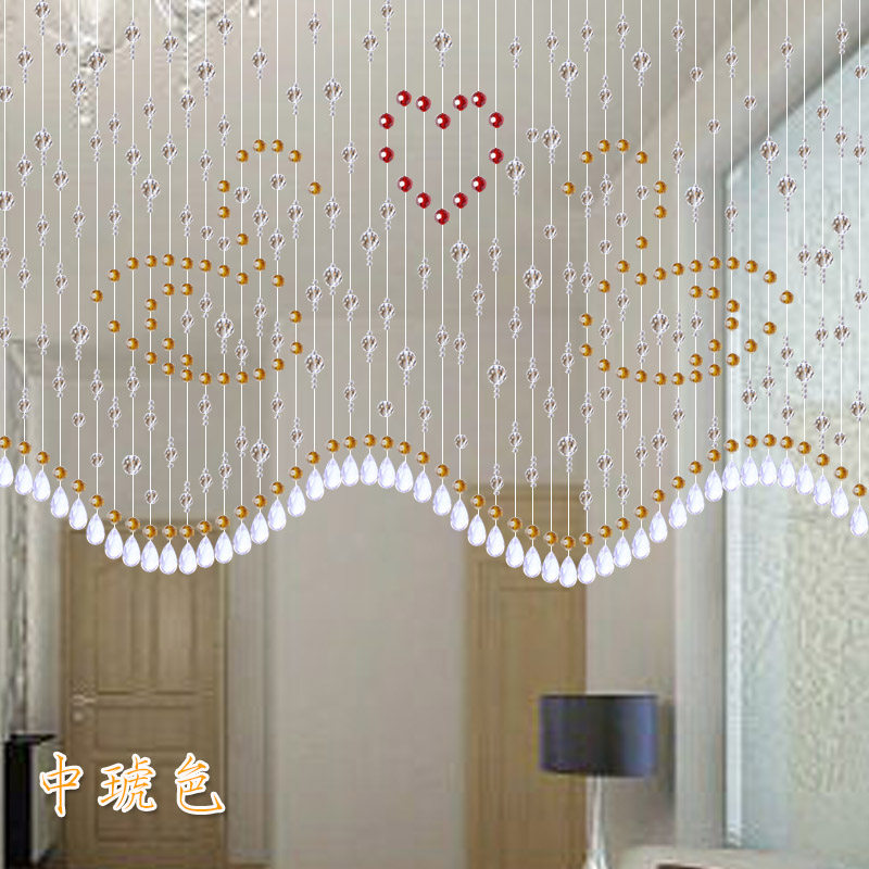 水晶帘隔断帘成品玄关风水珠帘门帘子客厅卧室装饰一帘幽梦