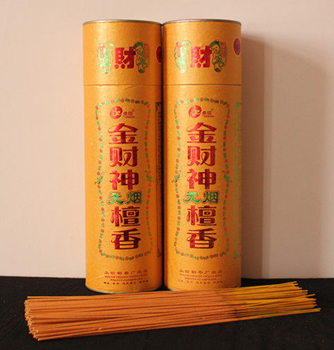 正品永信金财神 佛香供香檀香金香财神香天然无烟 高香线香