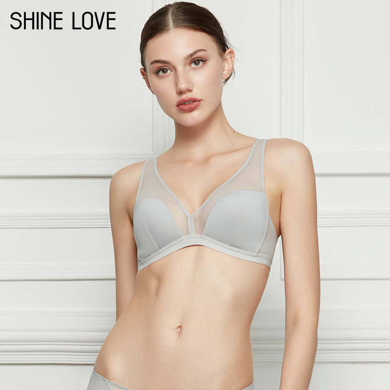 爱慕 心爱 薄款大罩杯聚拢上托无钢圈文胸+内裤套装 聚划算+天猫优惠券折后￥69包邮（￥109-40）3色可选