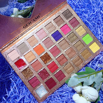 ins Super fire 35 color eyeshadow plate waterproof pearlescent sequins glitter anti-sweat without makeup unicorn student mashed potatoes