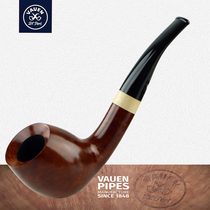 Imported LC Tobacco Pipe from Germany Hua Yun Vauen Tobacco Pipe Citrus Root Glossy Bucket Duett Series 1571