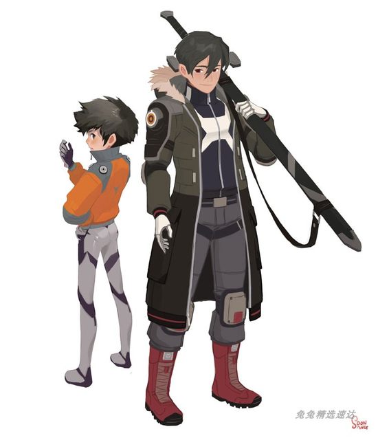Hong SoonSang European and American cartoon style cartoon character q version of the original painting game set reference atlas Hong SoonSang European and American cartoon style cartoon character q version of the original painting game set reference atlas