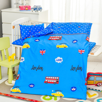 Kindergarten quilt Three-piece cotton baby nap with core Six-piece cotton childrens quilt mattress into the garden bedding