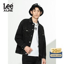 LeeXLINE 21 Autumn new loose edition black mens denim jacket jacket LMT0018012YS-BCM