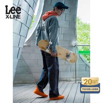 LeeXLINE 21 autumn new product water wash Loose Baggy jeans men LMB0017005PC-614