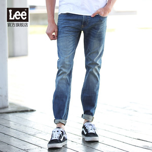 Lee男装复古牛仔裤修身小脚裤男潮L11709Z021HW