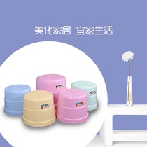 Thickened plastic stool childrens stool adult low stool small stool round stool baby cute cartoon footrest bench bench shoe stool