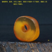 Beeswax beads with beads beads Buddha beads back Cloud pendant pendant pendant pair hole 1 2cm diameter 17cm