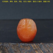 Red agate beads beads with beads spacer bead do pendants beads bei yun weight 2 8g