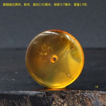 Beeswax Tibetan beads with beads beads Buddha beads back Cloud pendant pendant pendant thickness 0 7cm weight 1 9 grams