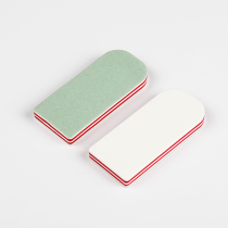 Polishing cotton handmade DIY polishing tool red heart two sides polishing block polishing tool nail polishing flat polishing block