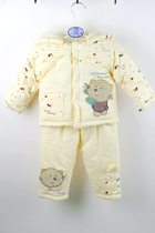 Its secret baby 1-3 years old warm in autumn and winter cotton clothing single-sided cotton mobile hat open sleeve 8239